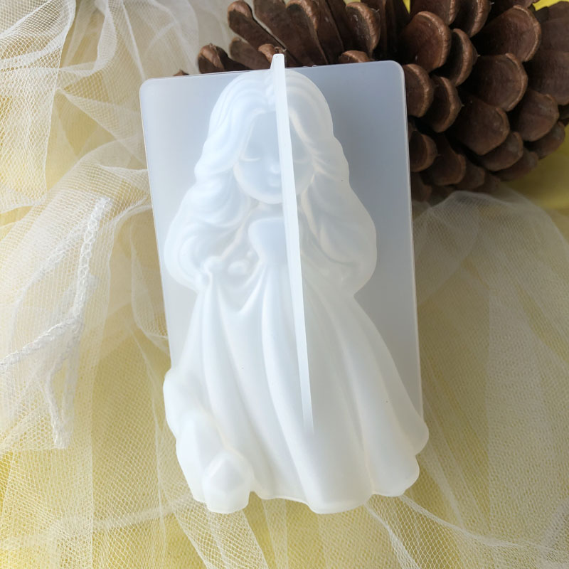 3D Cute Princess Silicone Cand - đánh giá và giá Candle Making Items