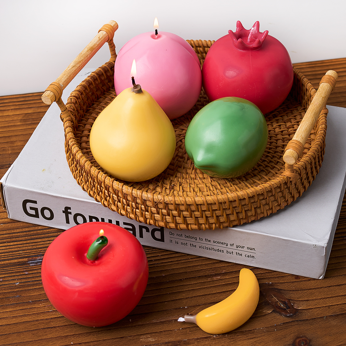3D Fruit Shape Scented Candle  - đánh giá và giá Candle Making Jelly