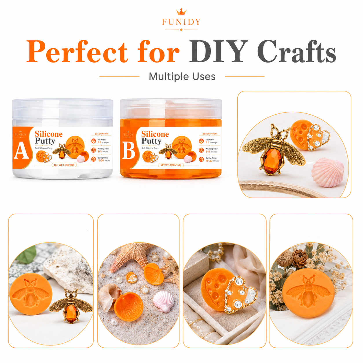 SILICONE PUTTY Making Kit, Fas - đánh giá và giá Candle Making Easy