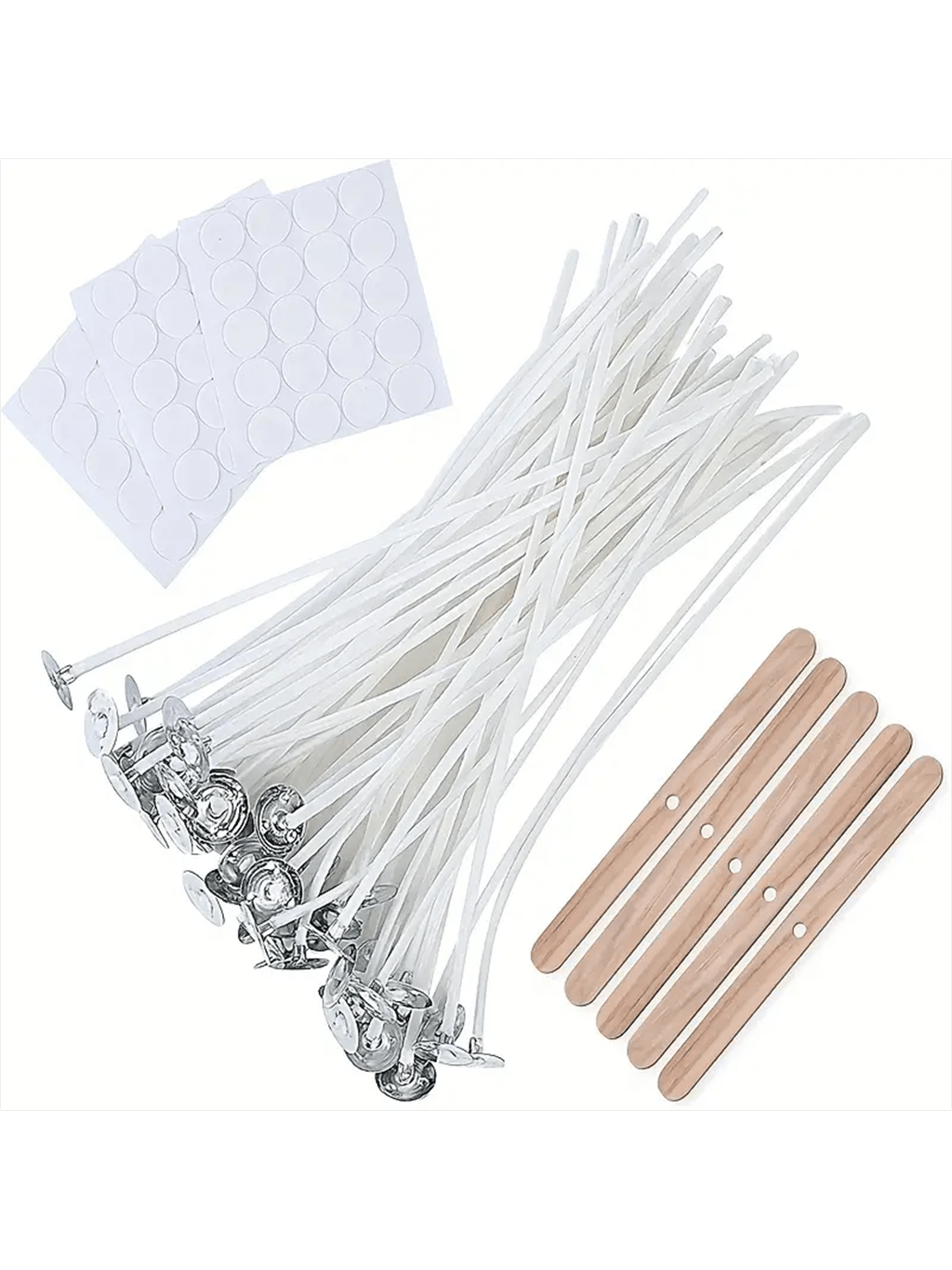 100Pcs Cotton Candle Wick 15cm - đánh giá và giá Candle Making Kit For Adults