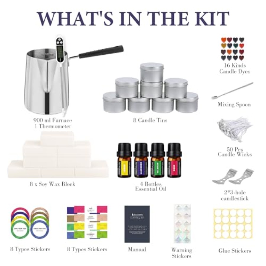 Home DIY Candle Making Kit, Fu - đánh giá và giá Candle Making For Beginners