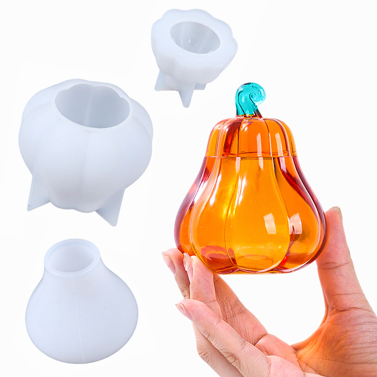 DIY Pumpkin Storage Box Silico - đánh giá và giá Candle Making Moulds