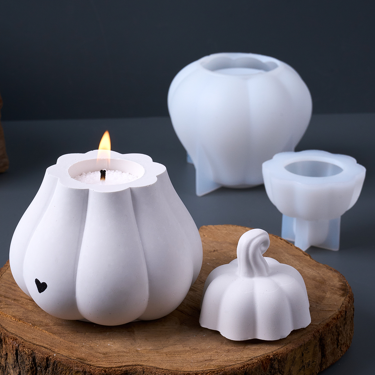 DIY Pumpkin Storage Box Silico - đánh giá và giá Candle Making Moulds