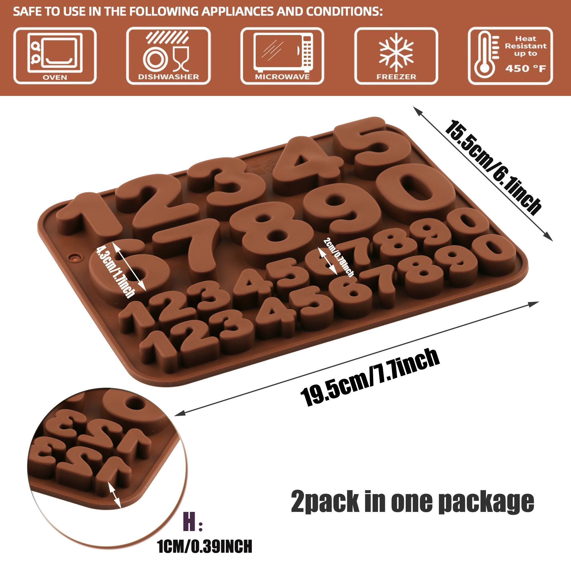 2Piece Set Silicone Candy Mold - đánh giá và giá Candle Making Items