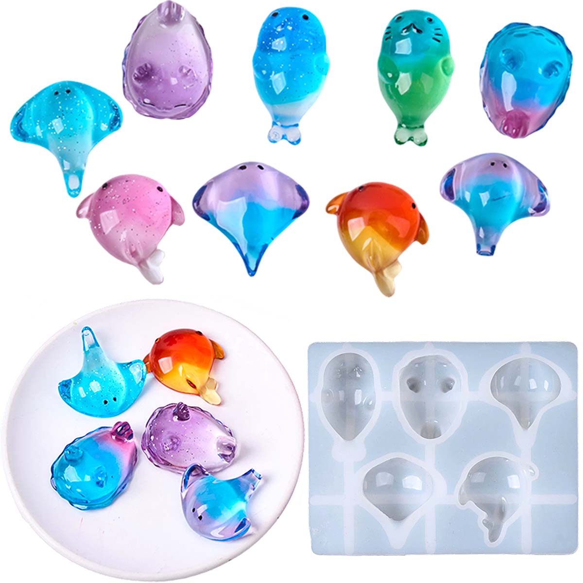 3D Healing Kawaii Manta Ray Wh - đánh giá và giá Candle Making Items