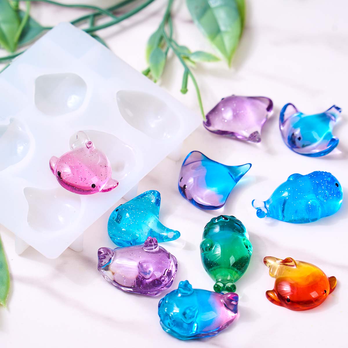 3D Healing Kawaii Manta Ray Wh - đánh giá và giá Candle Making Items