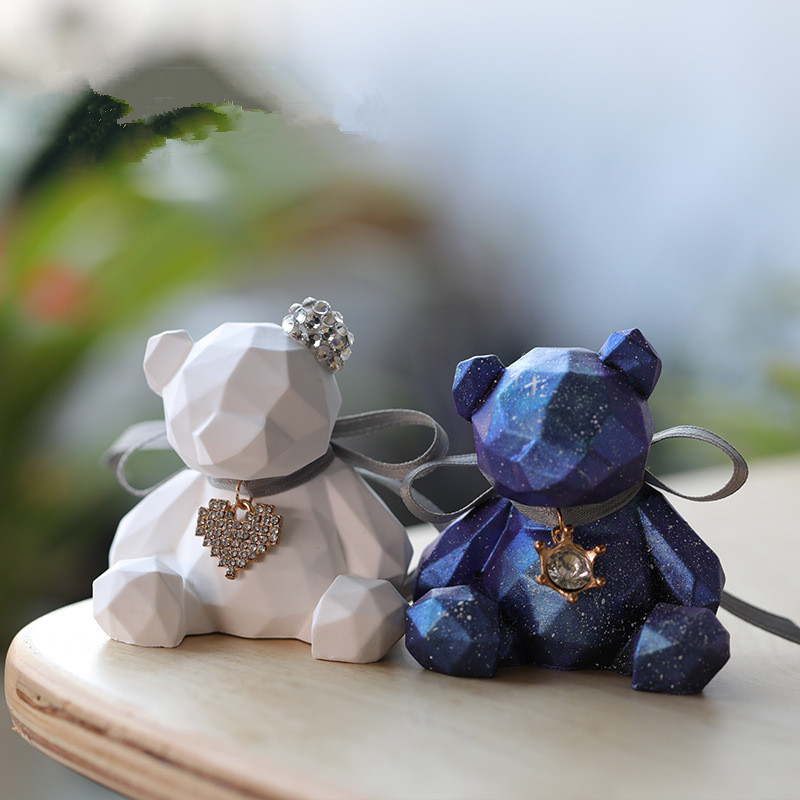 3D Stereo Bear Silicone Mold D - đánh giá và giá Candle Making Jelly