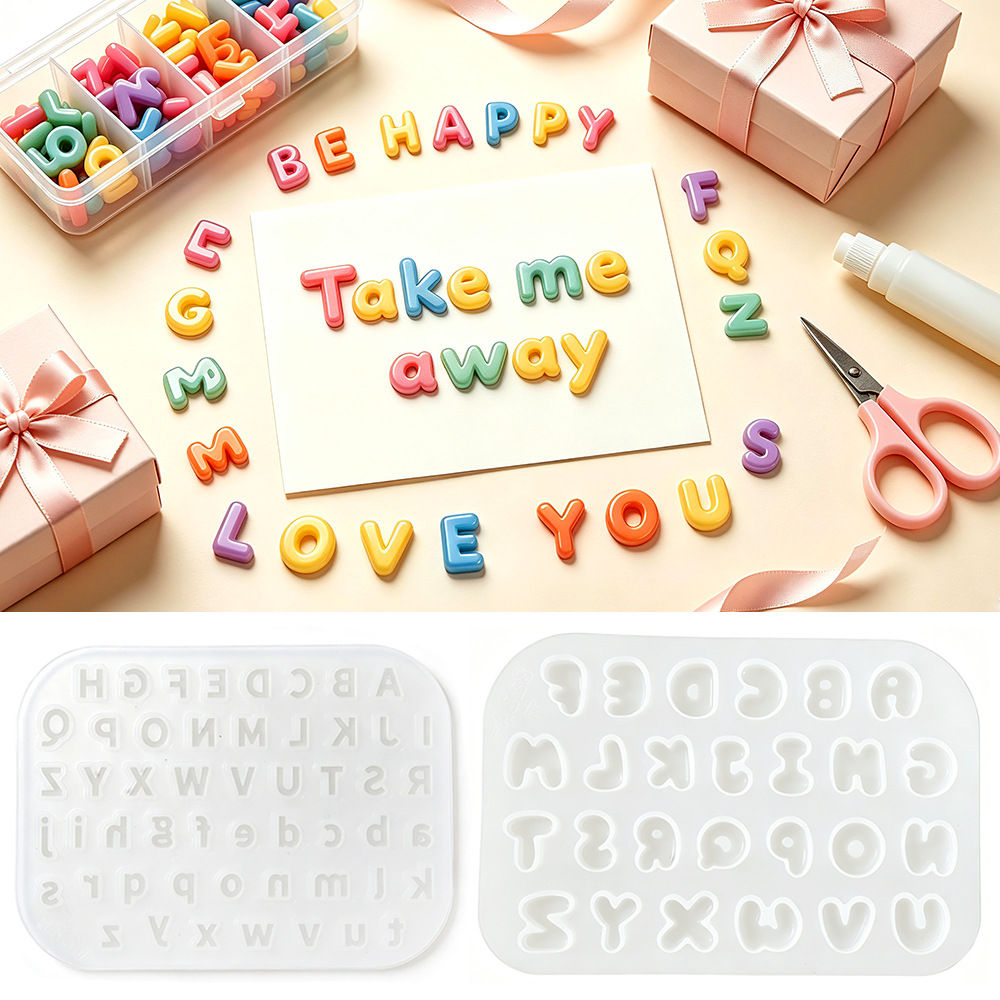 2Pcs Mini Letter Silicone Mold - đánh giá và giá Candle Making Moulds
