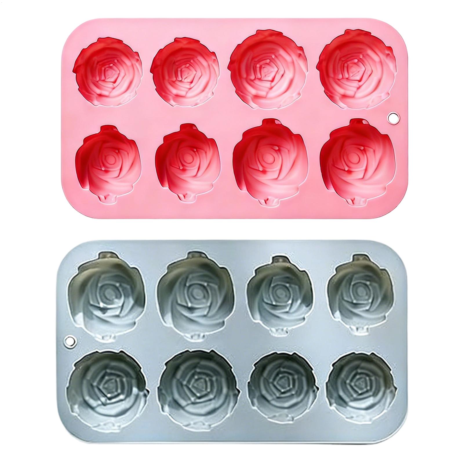 8 Holes Rose Flower Silicone M - đánh giá và giá Candle Making Items