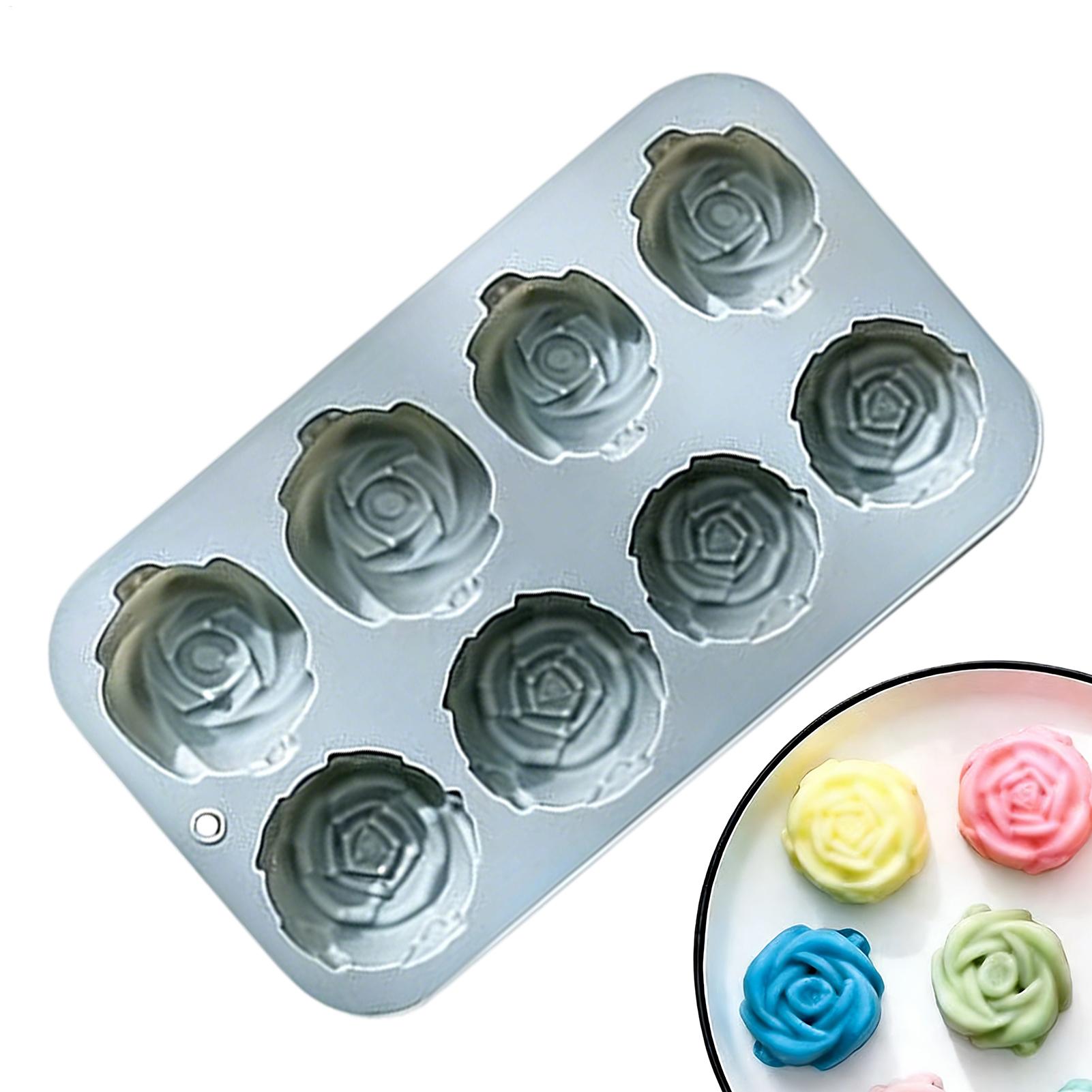 8 Holes Rose Flower Silicone M - đánh giá và giá Candle Making Items
