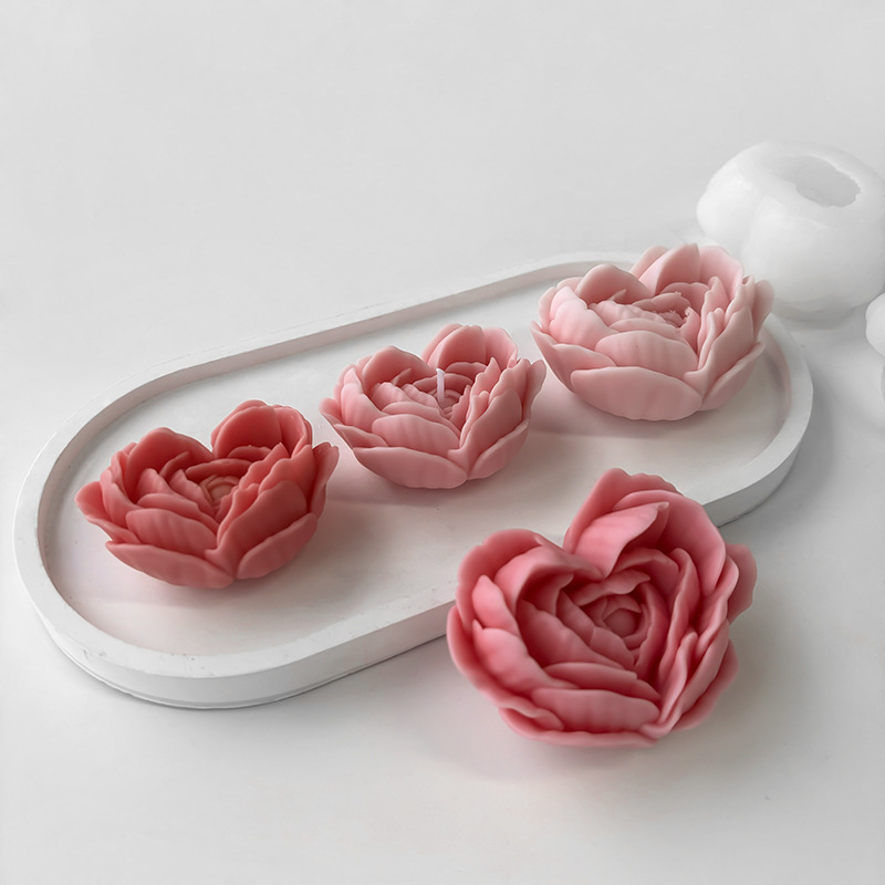 Love Flower Silicone Mold DIY  - đánh giá và giá Candle Making Jelly