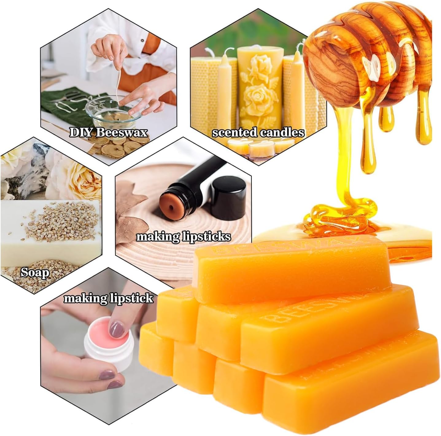 Beeswax Bar, Candle Wax Block  - đánh giá và giá Candle Making Easy