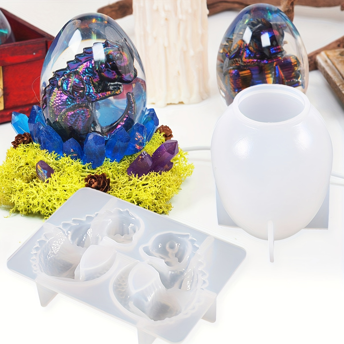 Silicone Dragon Egg Molds, 2-P - đánh giá và giá Candle Making Items