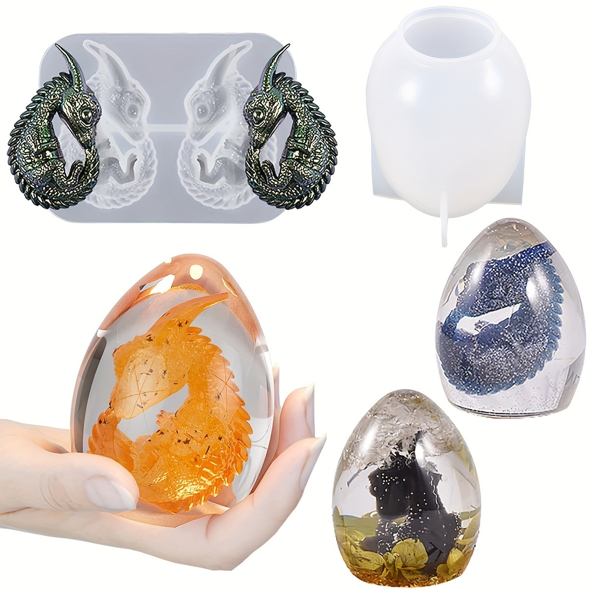 Silicone Dragon Egg Molds, 2-P - đánh giá và giá Candle Making Items