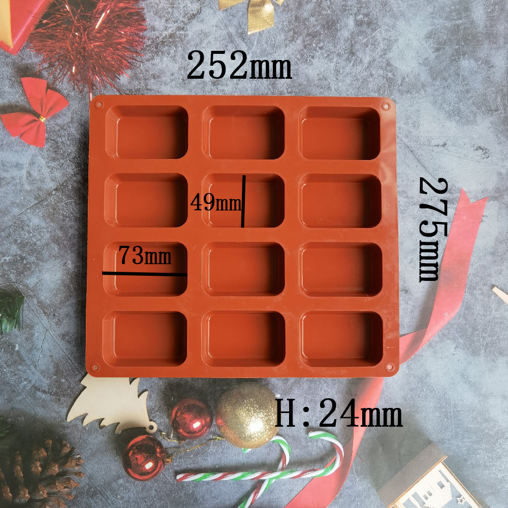 12 Cavity Square Silicone Soap - đánh giá và giá Candle Making Easy