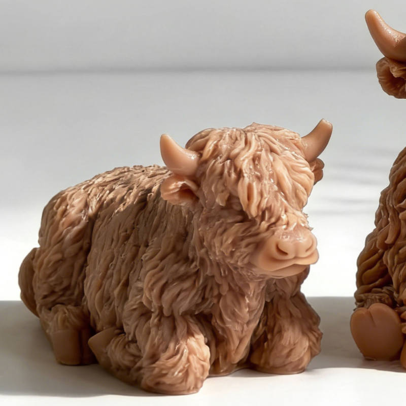 DIY Highland Cow Animal-Shaped - đánh giá và giá Candle Making Jelly