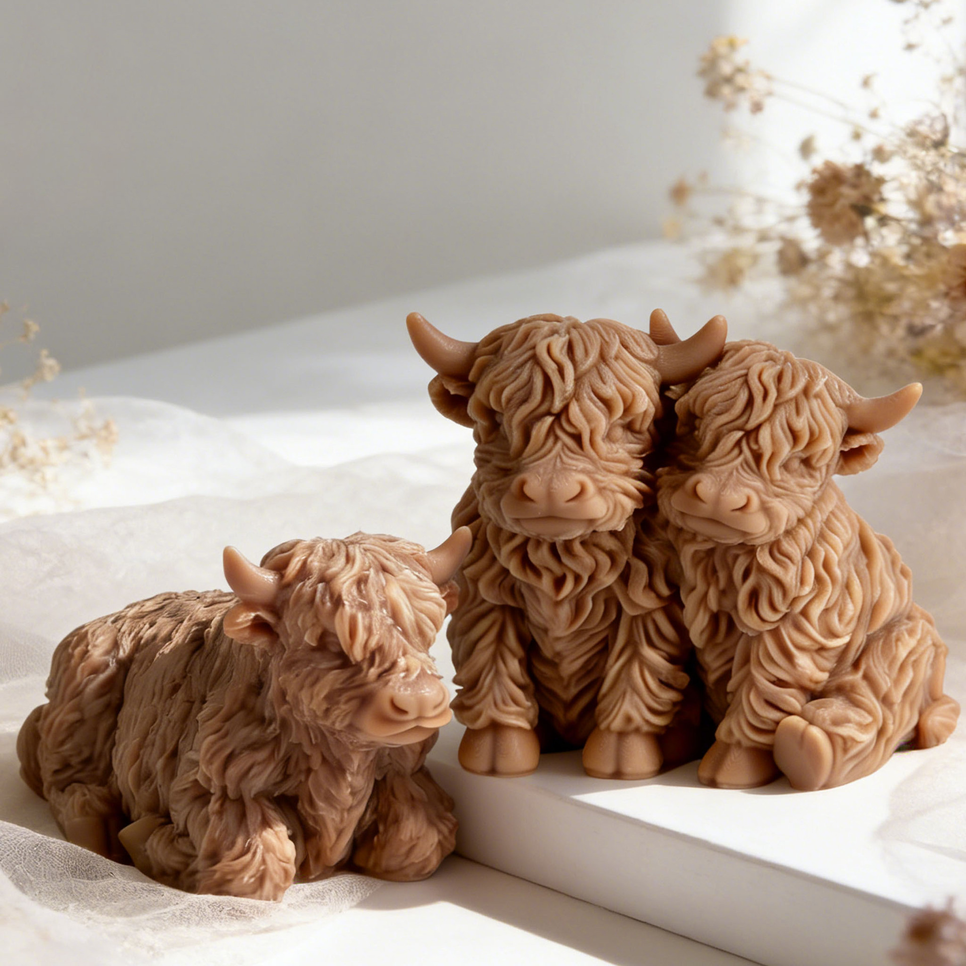 DIY Highland Cow Animal-Shaped - đánh giá và giá Candle Making Jelly