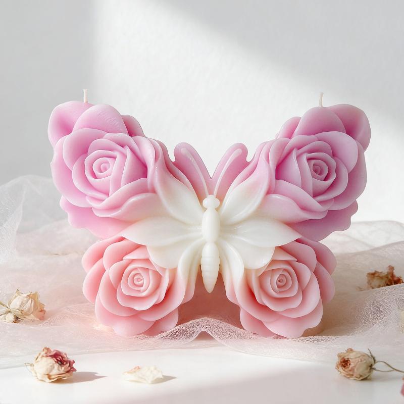 DIY Rose Butterfly Form Silico - đánh giá và giá Candle Making Items