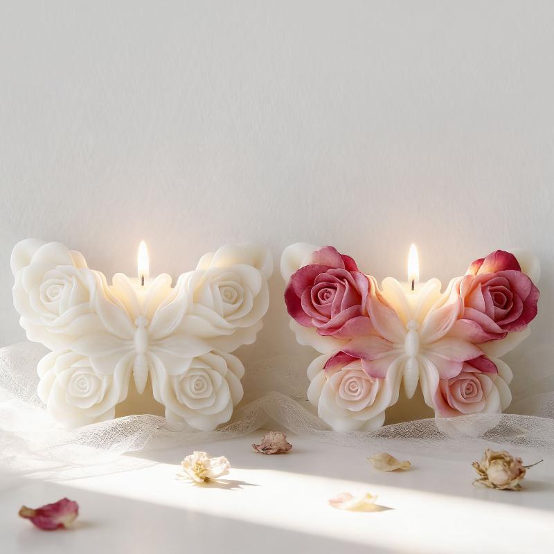 DIY Rose Butterfly Form Silico - đánh giá và giá Candle Making Items