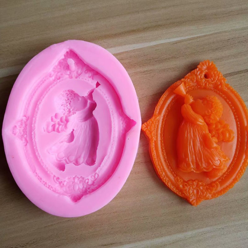 3D Angel Kids Shaped Silicone  - đánh giá và giá Candle Making Jelly