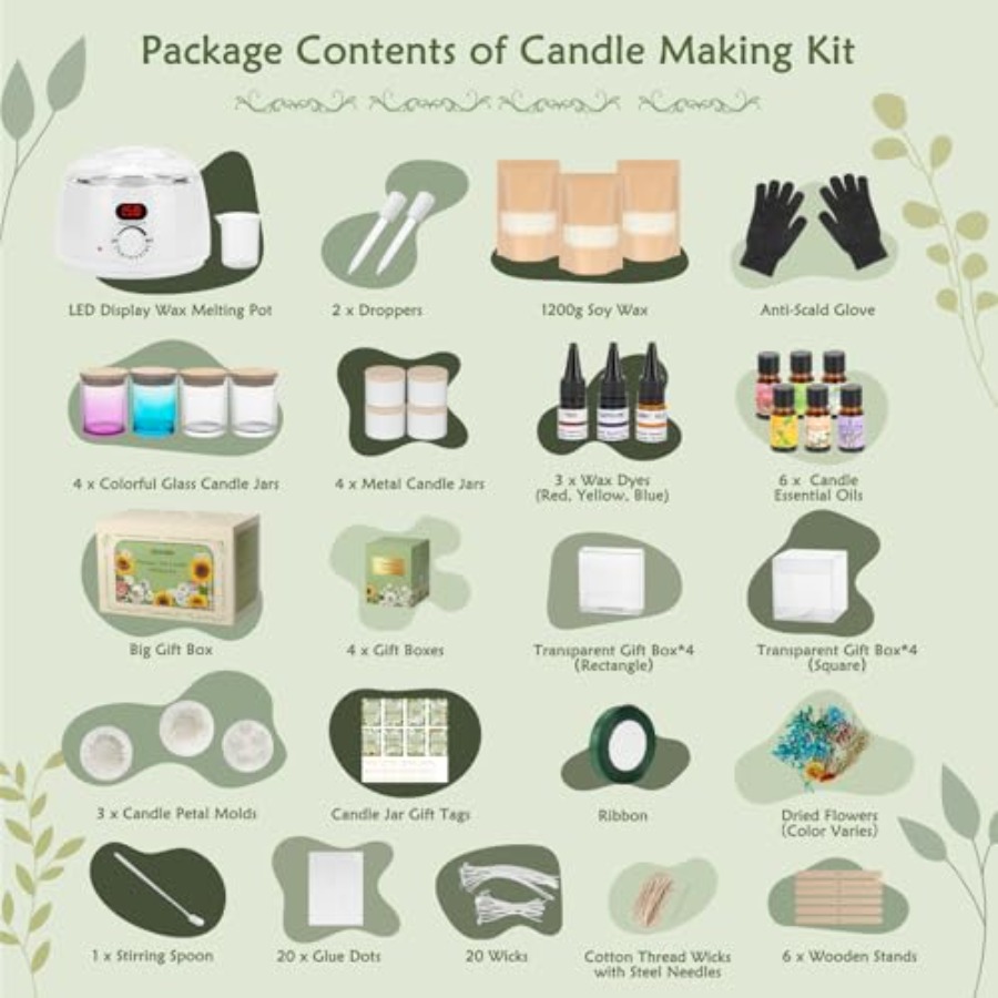 Candle Making Kit for Adults B - đánh giá và giá Candle Making Kit For Adults