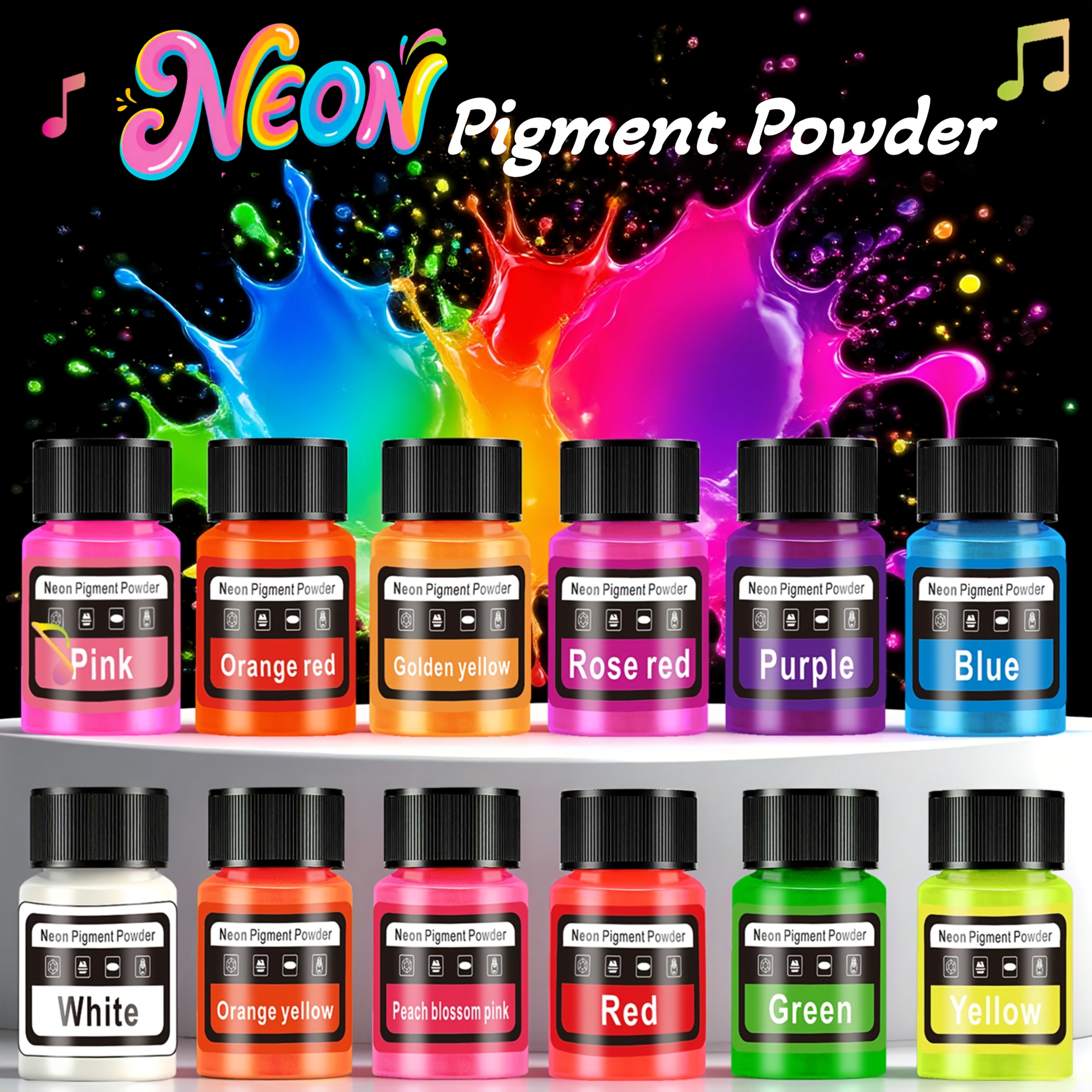 Fluorescent Powder/Neon Resin  - đánh giá và giá Candle Making Items