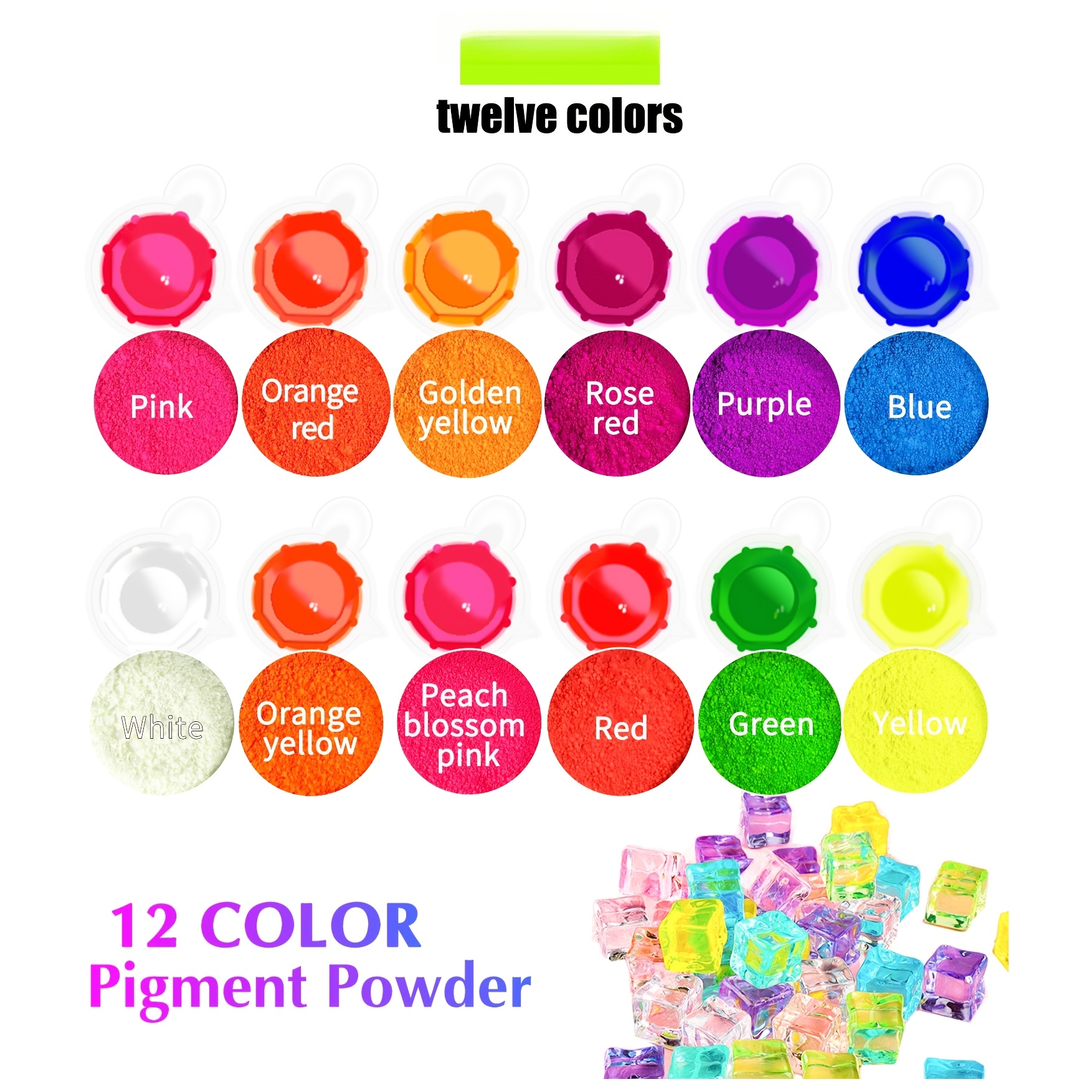 Fluorescent Powder/Neon Resin  - đánh giá và giá Candle Making Items